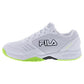 Juniors' Axilus 3 Tennis Shoes White and Black Footwear Fila