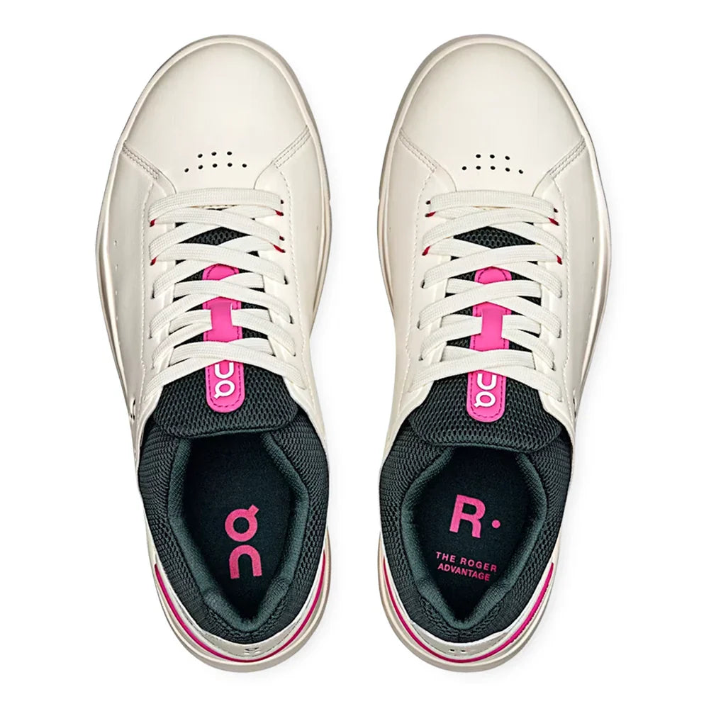 Women`s THE ROGER Advantage Shoes Ivory and Pink Footwear On