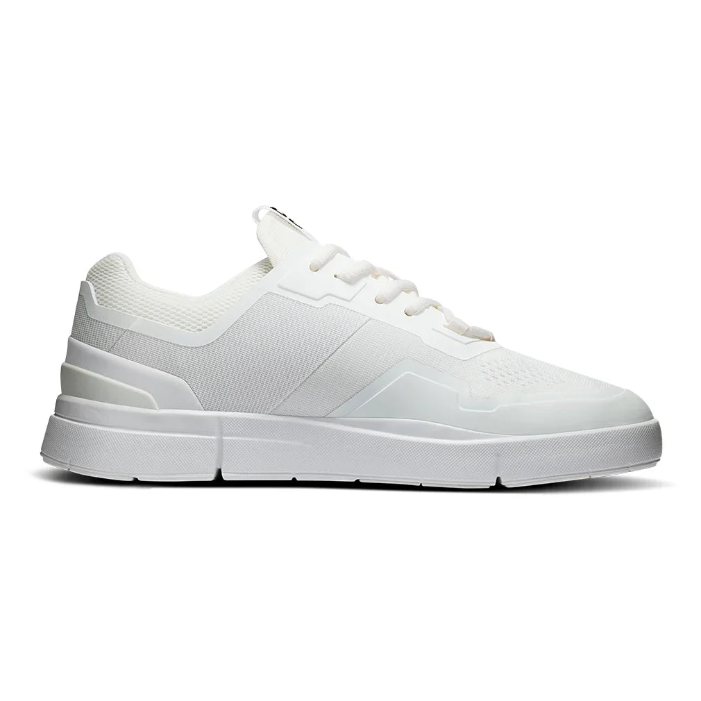 Women`s THE ROGER Spin Shoes White and Black Footwear On