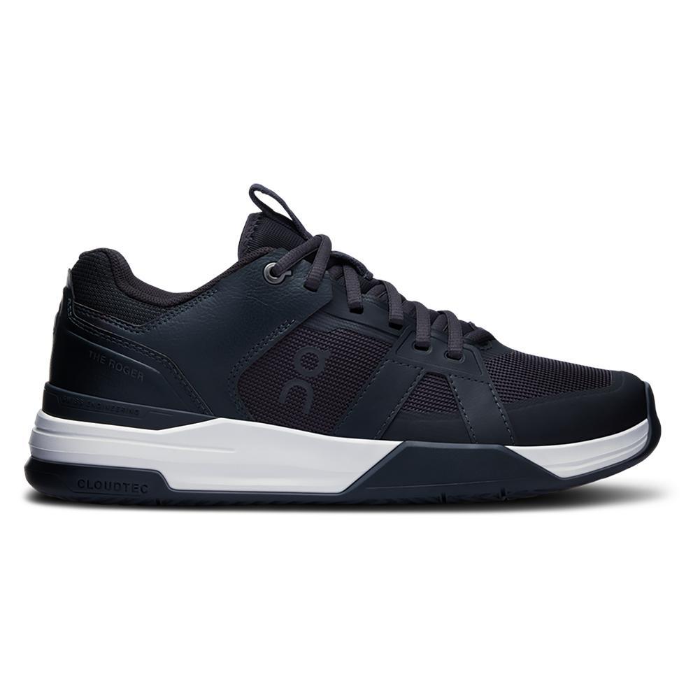 Women's The Roger Clubhouse Pro Tennis Shoes Black and White Footwear On