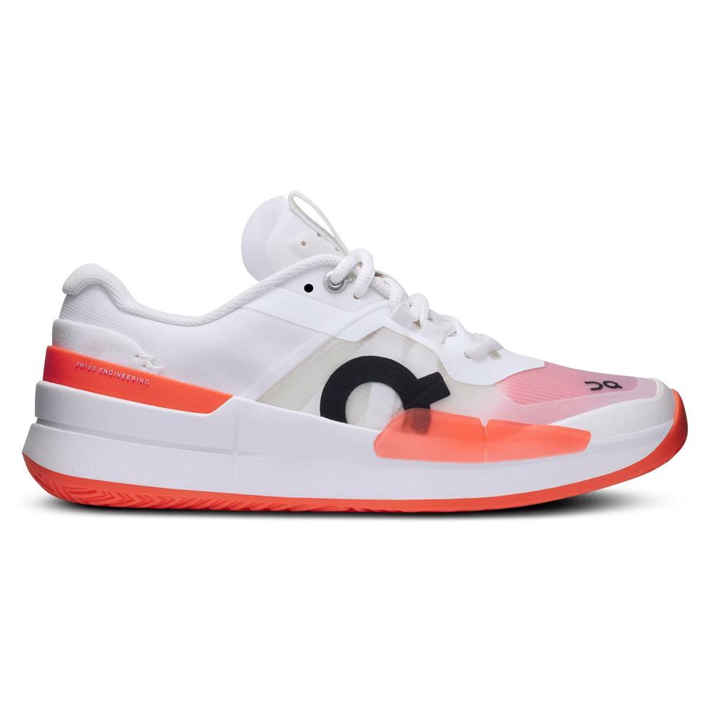 Women's THE ROGER Pro 2 Tennis Shoes White and Flame Footwear On