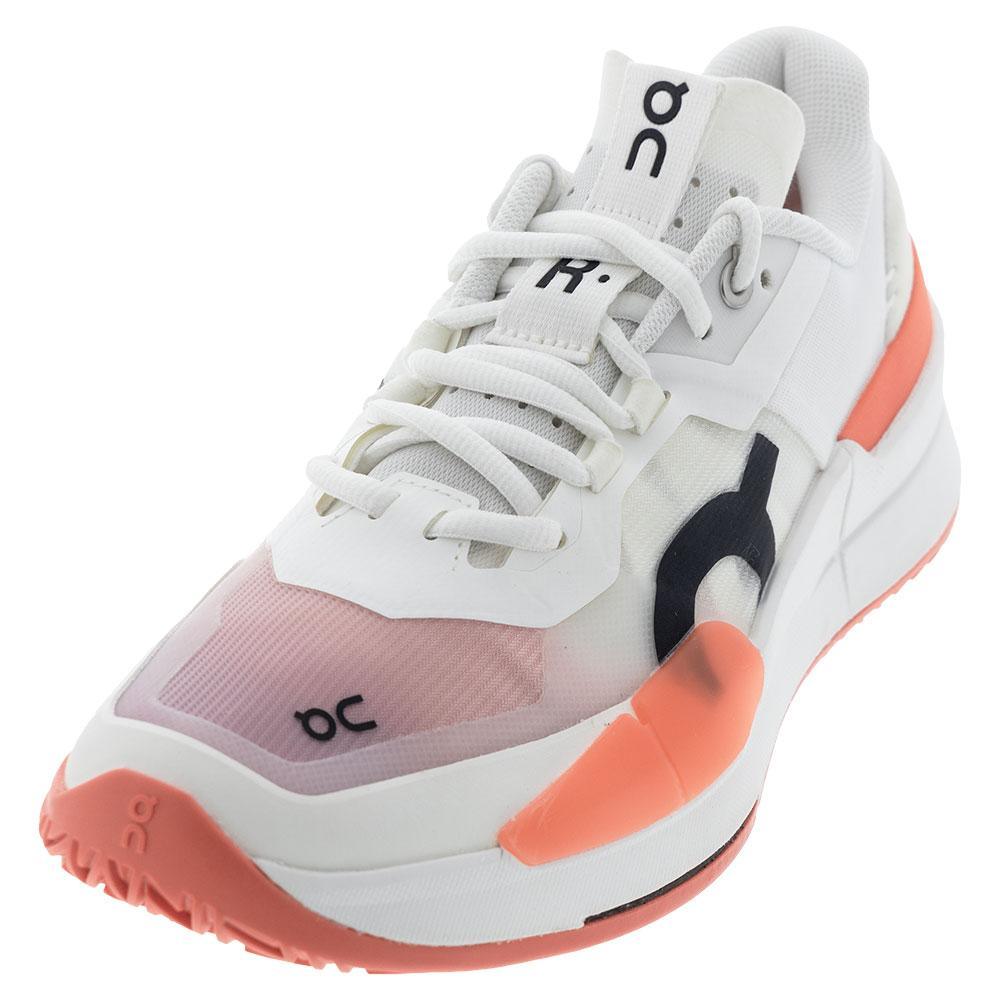 Women's THE ROGER Pro 2 Tennis Shoes White and Flame Footwear On