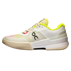 Women`s THE ROGER Pro 2 Tennis Shoes White and Lime Footwear On
