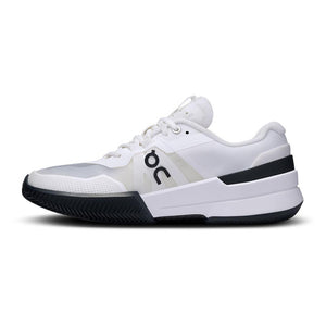 Women`s THE ROGER Pro 2 Clay Tennis Shoes White and Black Footwear On