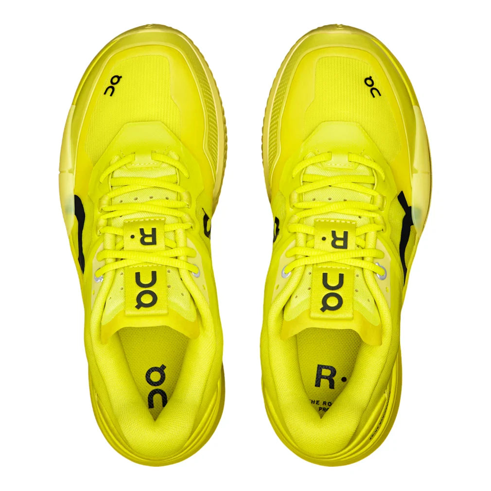Women`s THE ROGER Pro 2 Clay Tennis Shoes Lime and Limelight Footwear On