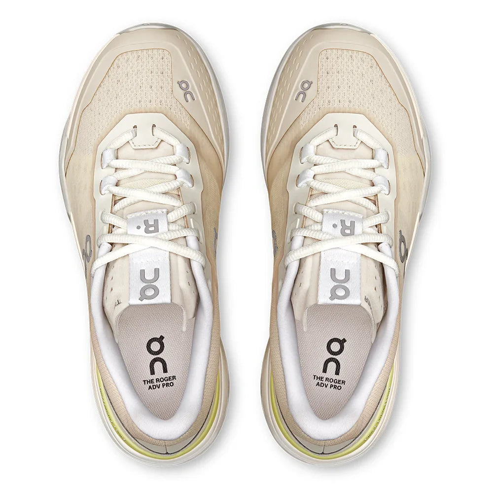 Women`s THE ROGER Advantage Pro Tennis Shoes Cream and Limelight Footwear On