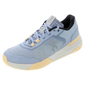 Women`s THE ROGER Advantage Pro Clay Tennis Shoes Chambray and Blonde Footwear On