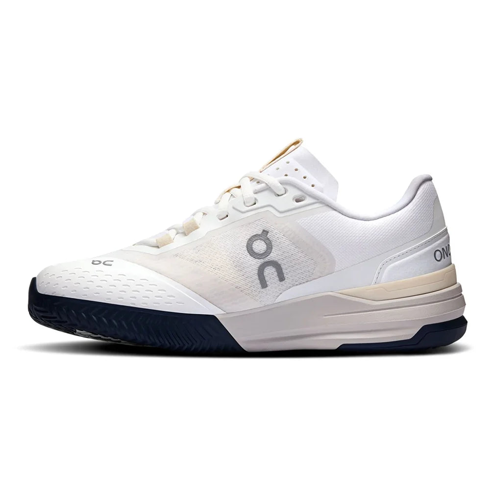 Women`s THE ROGER Advantage Pro Clay Tennis Shoes White and Cream Footwear On