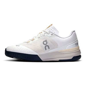 Women`s THE ROGER Advantage Pro Clay Tennis Shoes White and Cream Footwear On