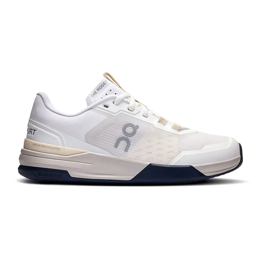 Women`s THE ROGER Advantage Pro Clay Tennis Shoes White and Cream Footwear On