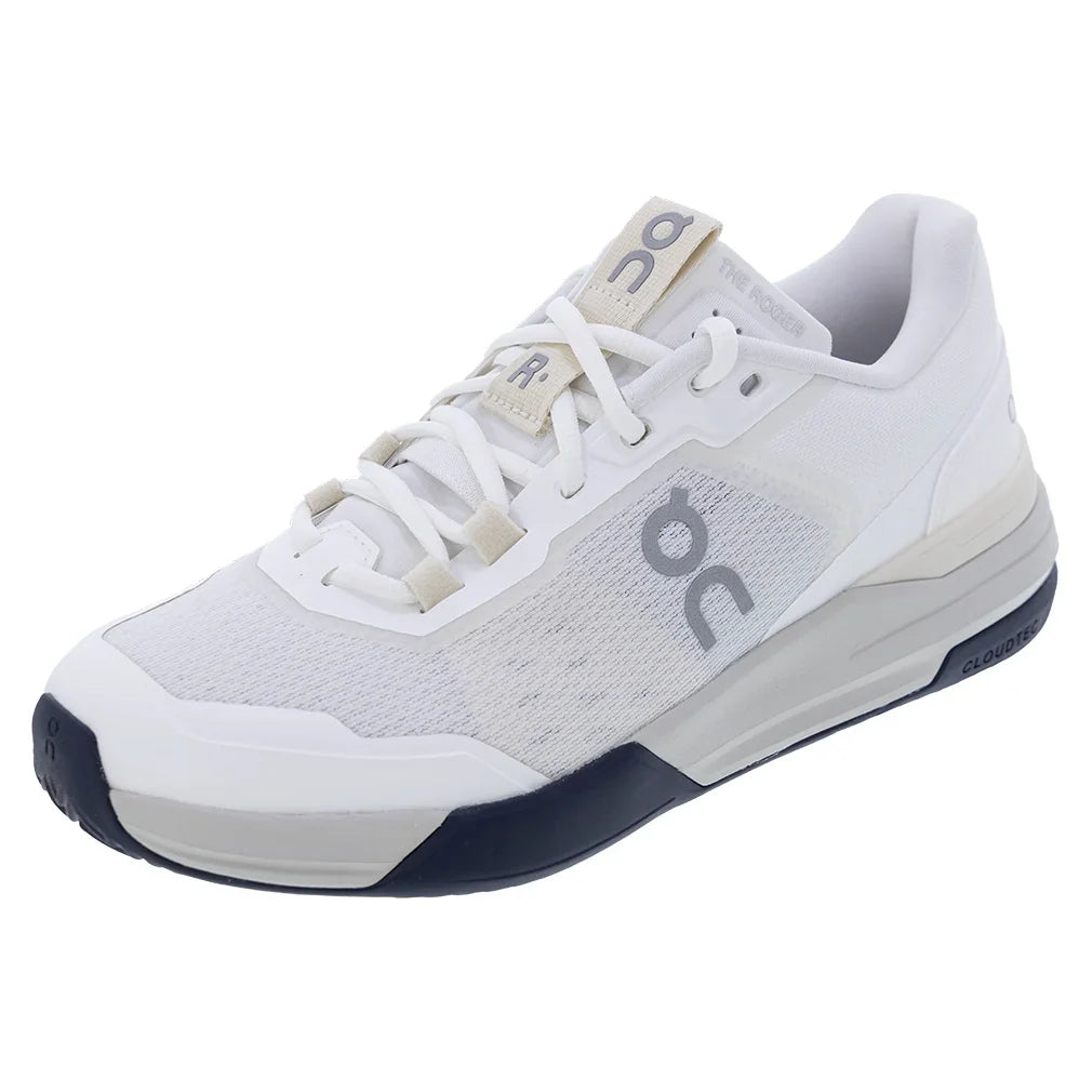 Women`s THE ROGER Advantage Pro Clay Tennis Shoes White and Cream Footwear On