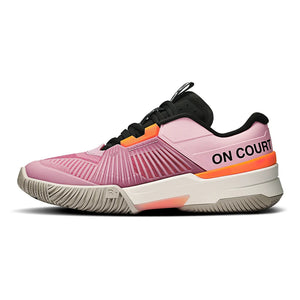 Women`s THE ROGER Pro Fire Tennis Shoes Pink and Flame Footwear On