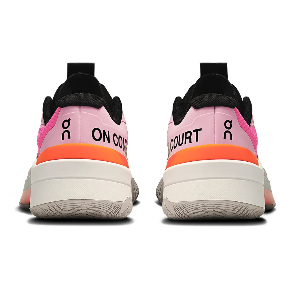 Women`s THE ROGER Pro Fire Tennis Shoes Pink and Flame Footwear On