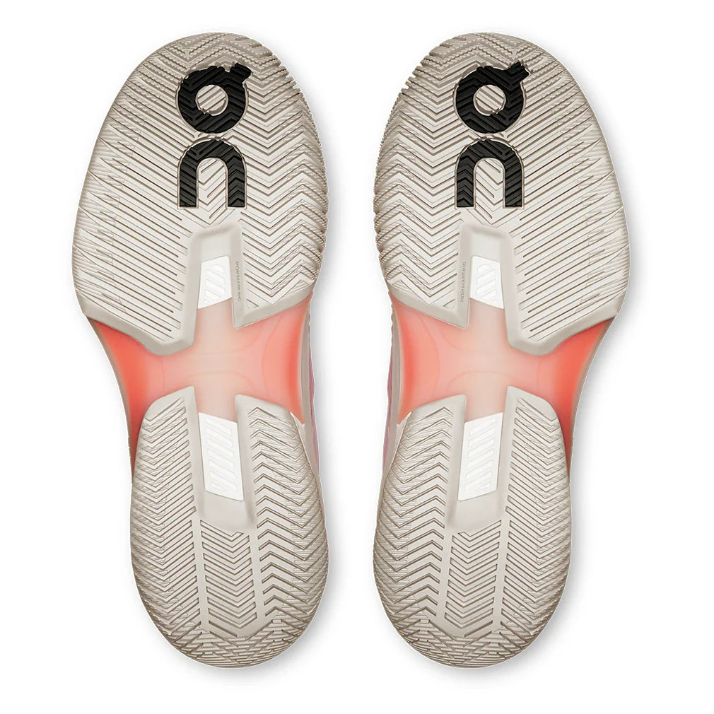 Women`s THE ROGER Pro Fire Tennis Shoes Pink and Flame Footwear On