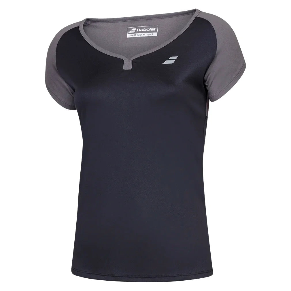 Women`s Play Cap Sleeve Tennis Top Apparel Babolat