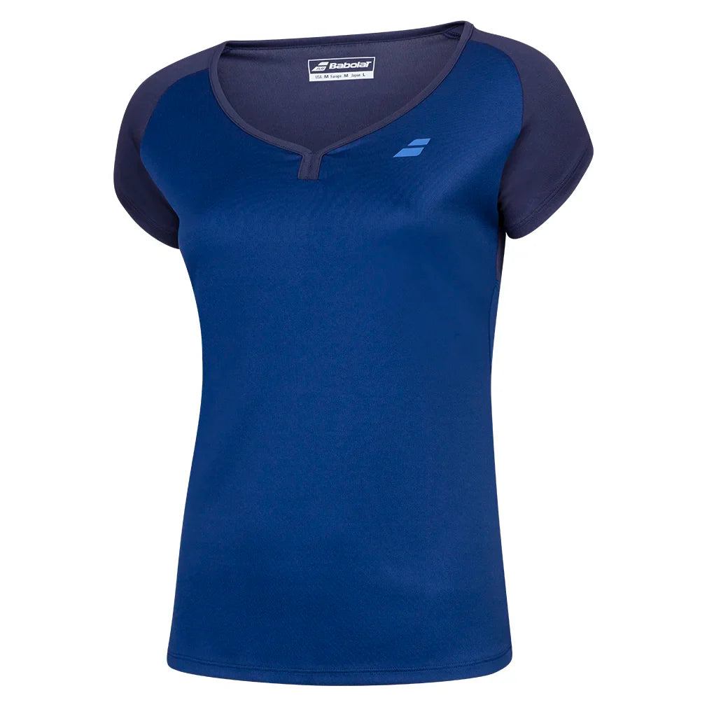 Women`s Play Cap Sleeve Tennis Top Apparel Babolat