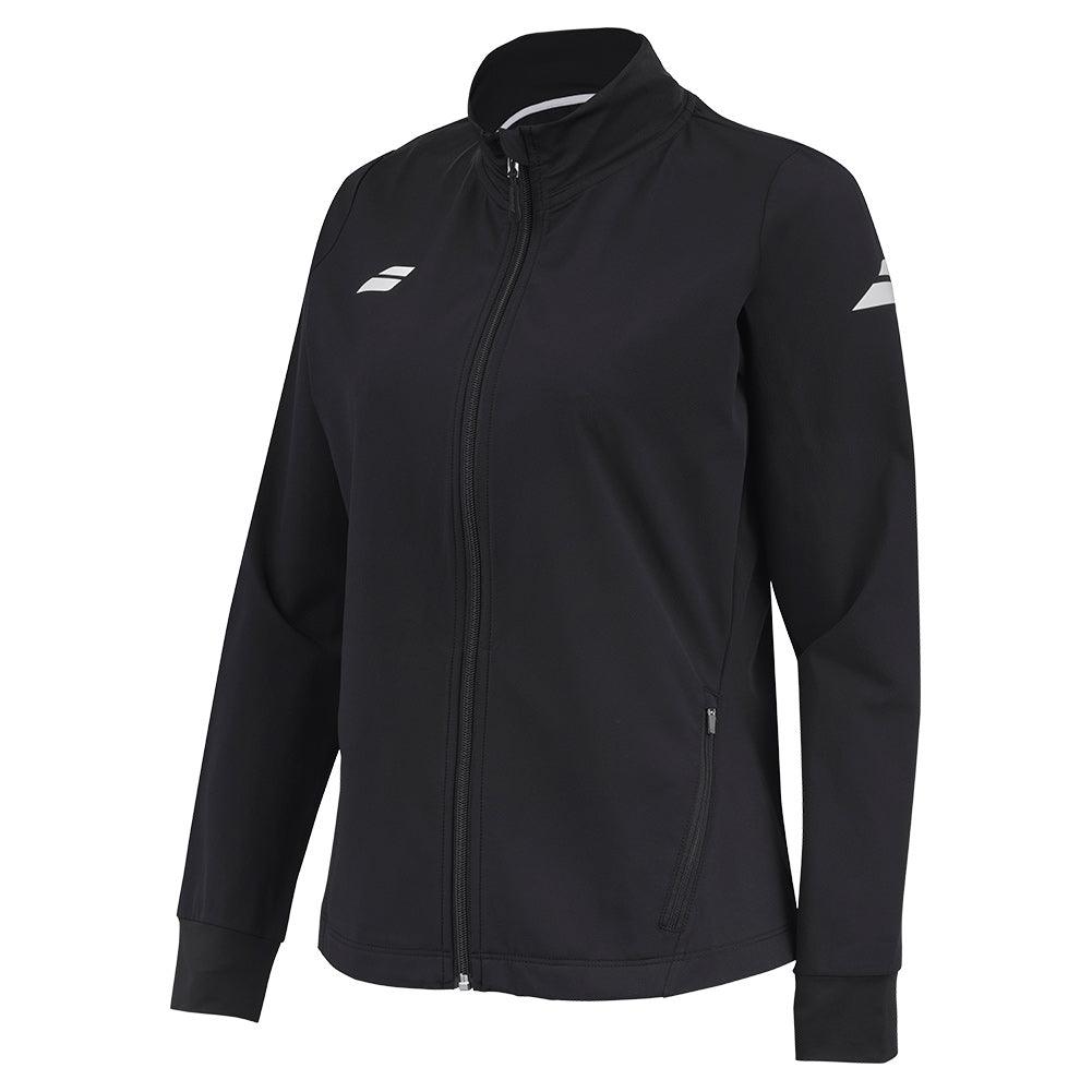 Women`s Play Tennis Jacket Black Apparel Babolat