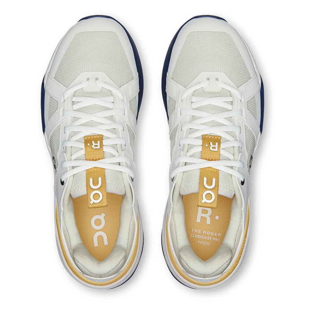Juniors` THE ROGER Clubhouse Pro Tennis Shoes White and Currant Footwear On