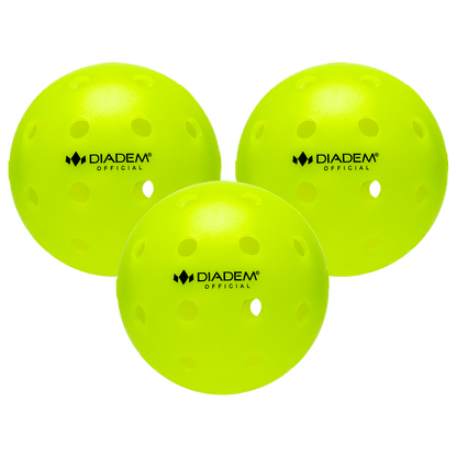 Power 3 Pack Pickleball Balls Neon Diadem