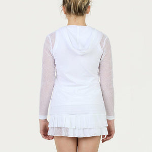 Girls' Bliss Long Sleeve Tennis Hoodie Moon Roses Apparel Sofibella