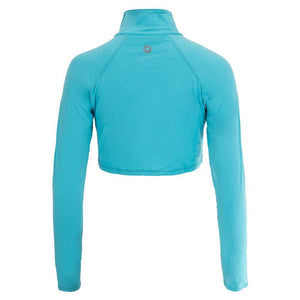 Women`s Full Zip Tennis Crop Top Apparel BloqUV
