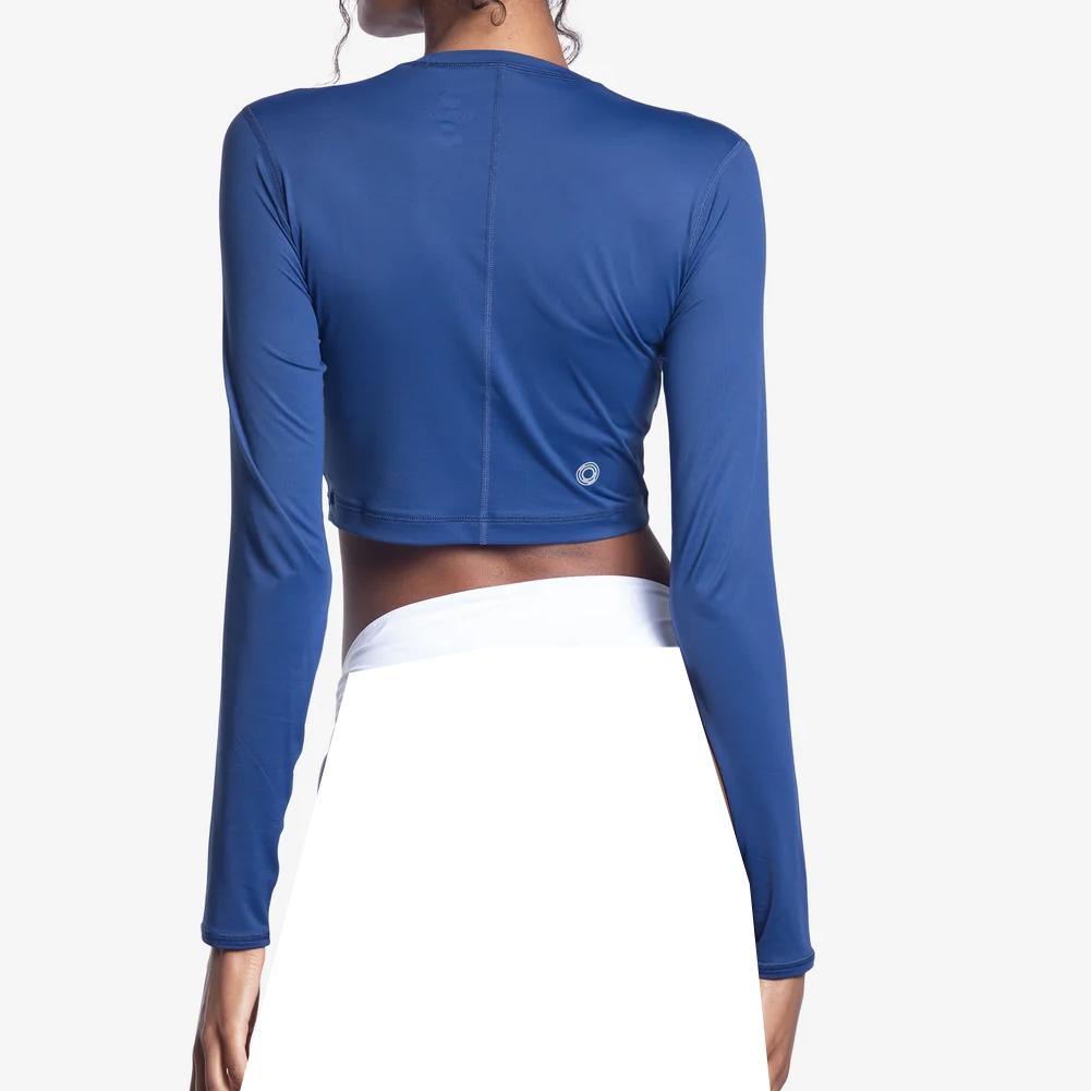 Women`s Everyday Long Sleeve Crop Tennis Top Apparel BloqUV
