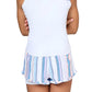 Girls Tennis Short Fun Stripes Apparel Sofibella