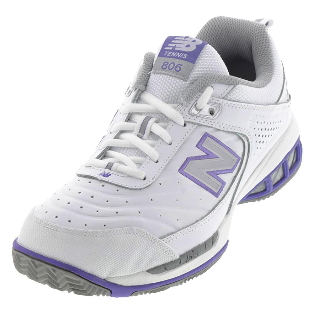 Women's WC806 2A Width Tennis Shoes White Footwear New Balance