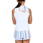 Girls Tennis Tank White and Fun Stripes Apparel Sofibella