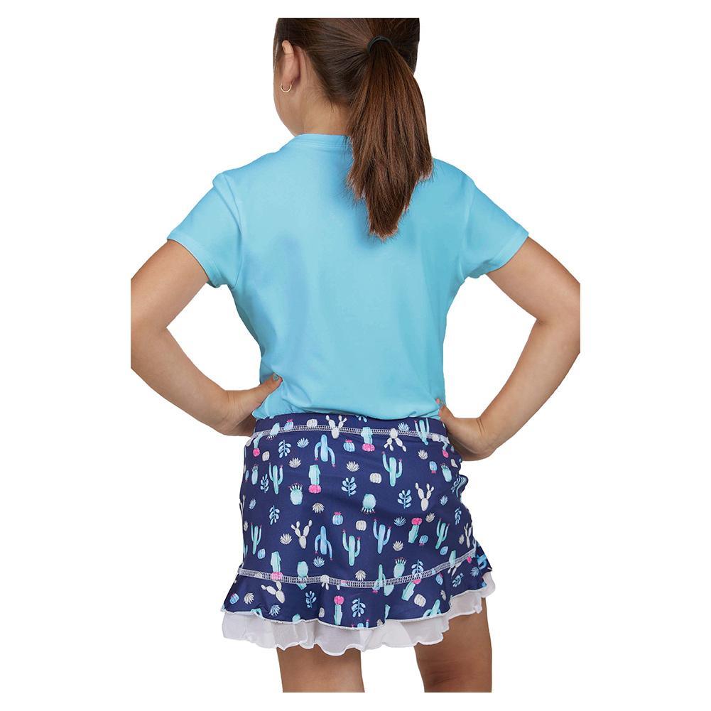 Girls' UV Colors Short Sleeve Tie Tennis Top Babyboy Apparel Sofibella