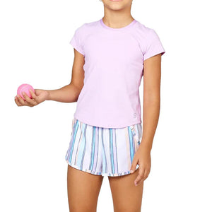 Girls' UV Short Sleeve Tennis Top Apparel Sofibella