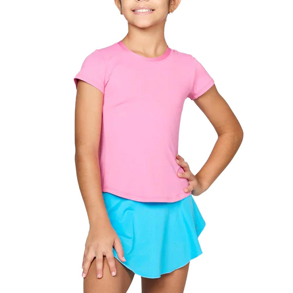Girls' UV Short Sleeve Tennis Top Apparel Sofibella
