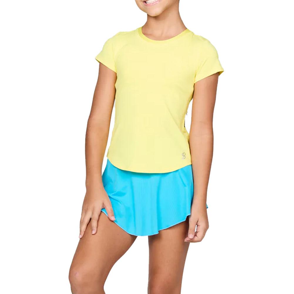 Girls' UV Short Sleeve Tennis Top Apparel Sofibella
