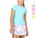 Girls' UV Short Sleeve Tennis Top Apparel Sofibella