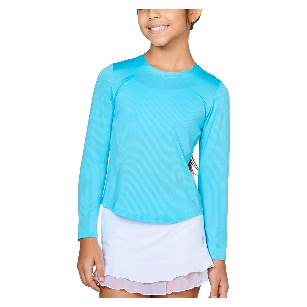 Girls' Long Sleeve Tennis Top Apparel Sofibella