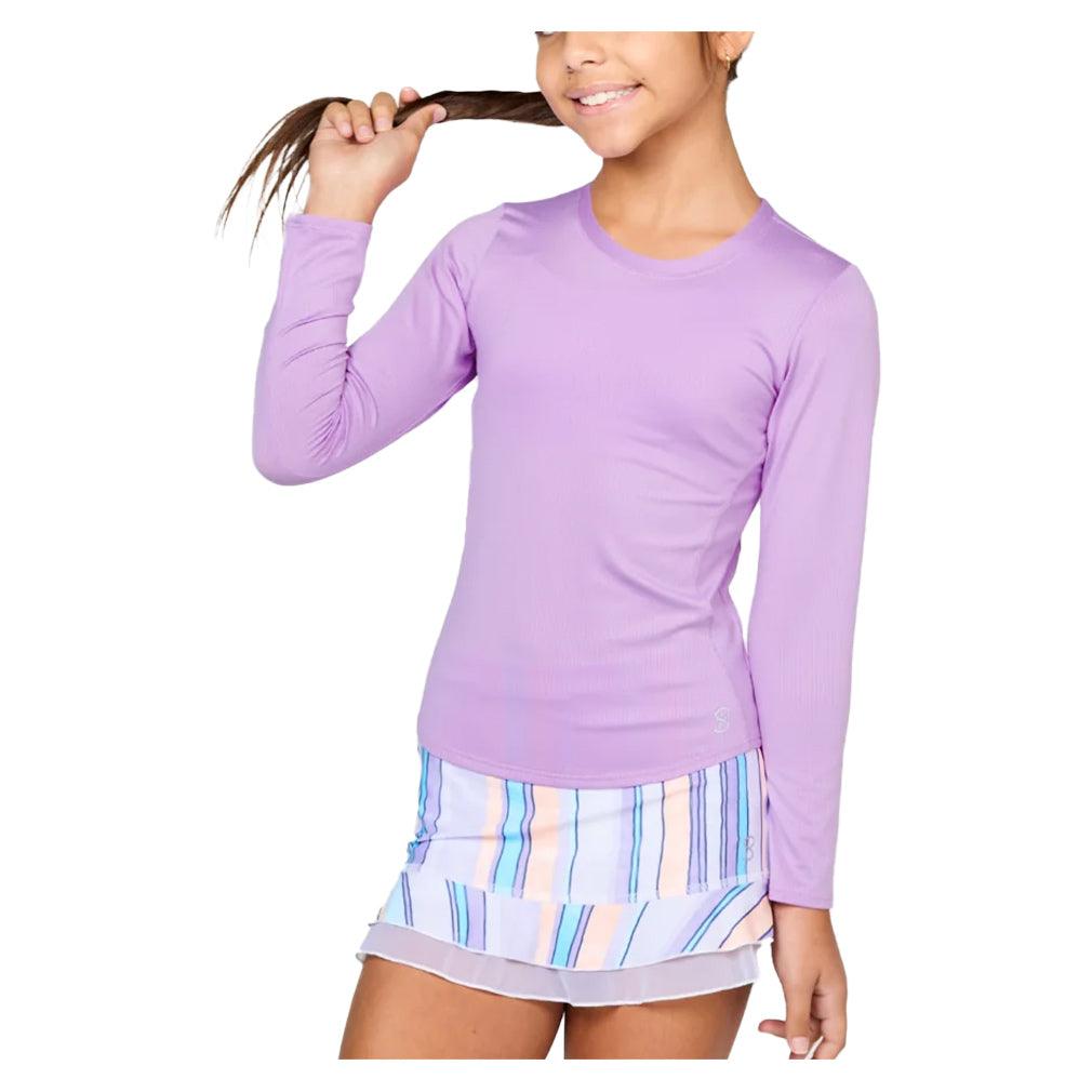 Girls' Long Sleeve Tennis Top Apparel Sofibella
