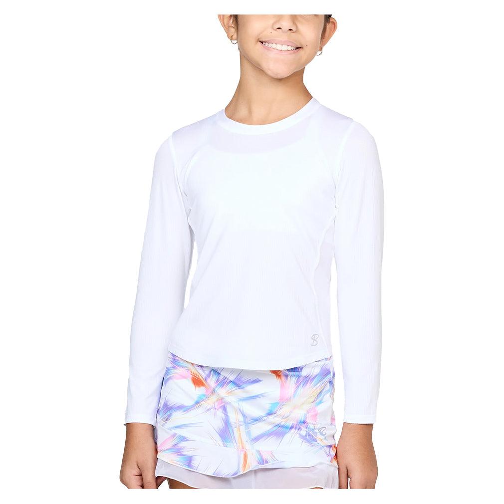 Girls' Long Sleeve Tennis Top Apparel Sofibella