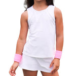Girls Tennis Tank White Apparel Sofibella