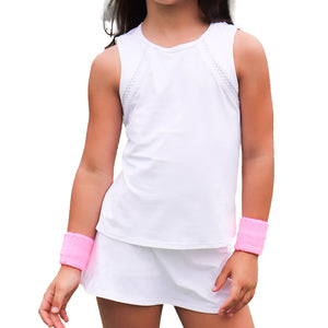 Girls Tennis Tank White Apparel Sofibella