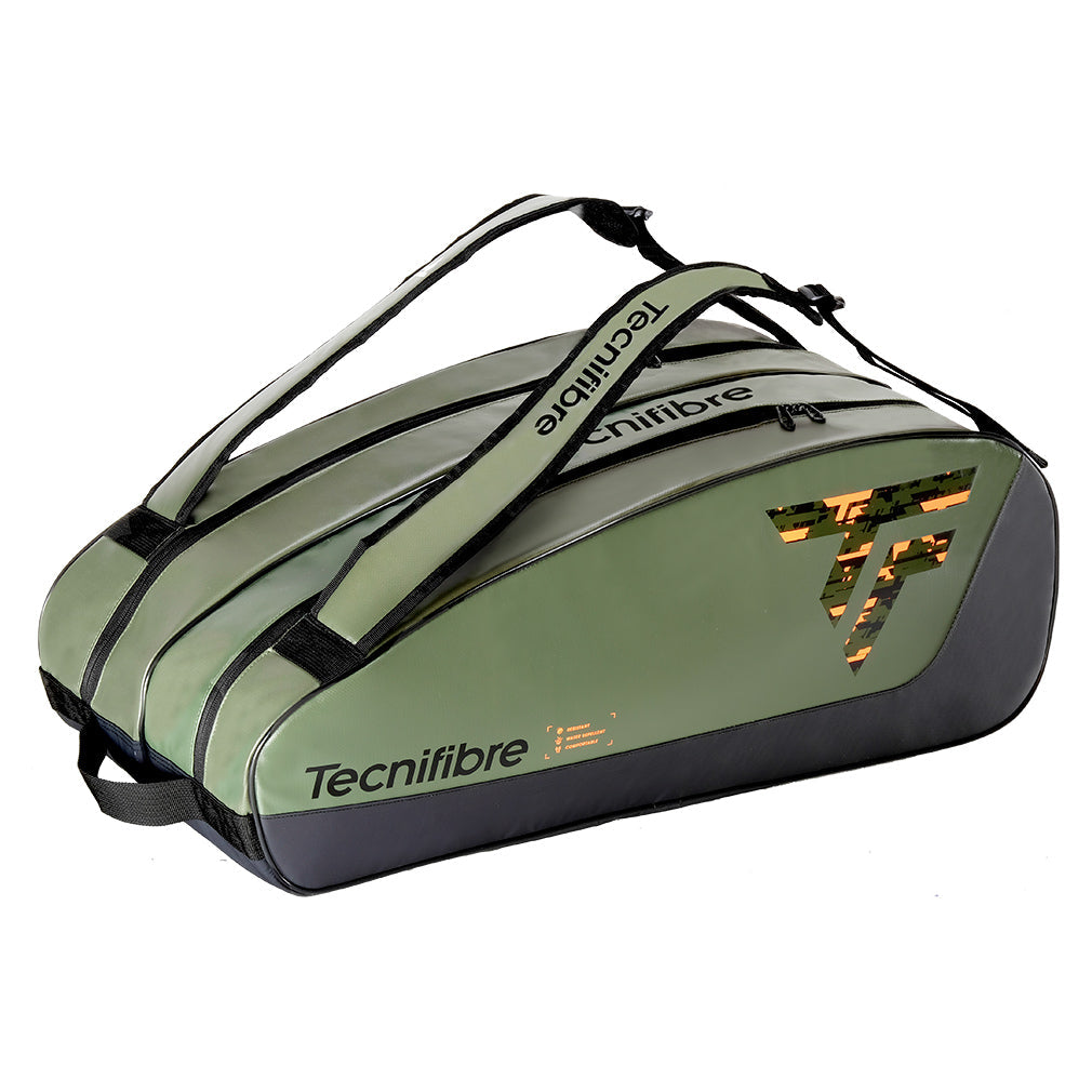 Tour Endurance 12R Tennis Bag Khaki Bags Tecnifibre