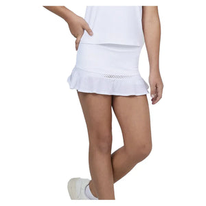 Girls` Tennis Skort White Apparel Sofibella