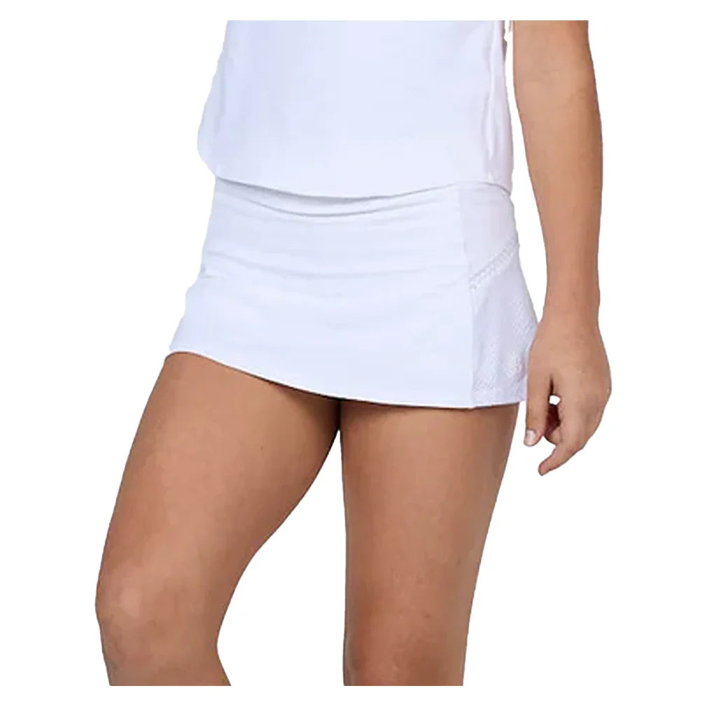 Girls` Tennis Skort White Apparel Sofibella