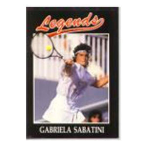 Gabriela Sabatini Silver Foil Legends Memorabilia Tennis Express