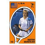 Martina Navratilova Panini Sticker Card Memorabilia Tennis Express