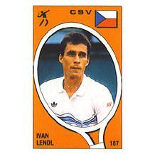 Ivan Lendl Panini Sticker Card Memorabilia Tennis Express