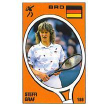 Steffi Graf Panini Sticker Card Memorabilia Tennis Express