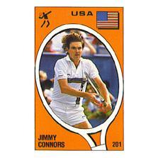 Jimmy Connors Panini Sticker Card Memorabilia Tennis Express