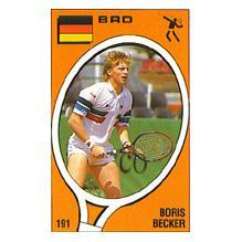 Boris Becker Panini Sticker Card Memorabilia Tennis Express