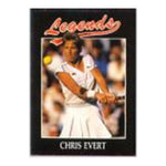 Chris Evert Silver Foil Legends Card Memorabilia Tennis Express