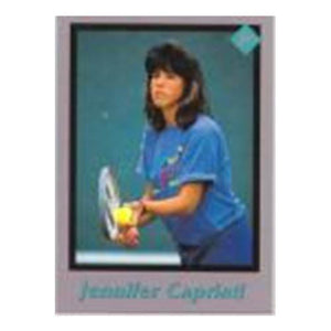 Jennifer Capriati Tuff Stuff Junior Card Memorabilia Tennis Express